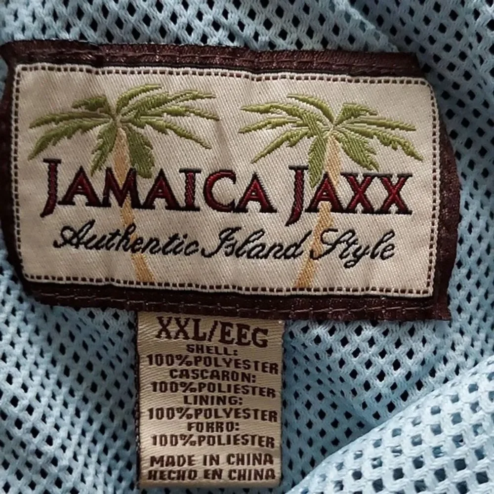 Jamaica Jaxx Men's XXL Black‎ Bathing Suit Swim Trunks Beach Shorts